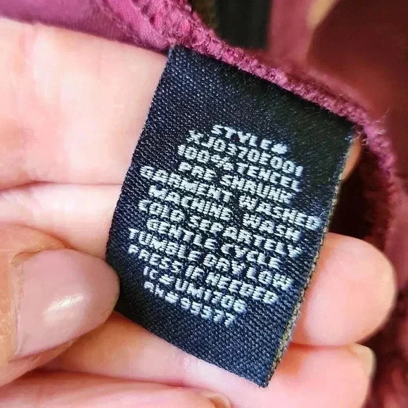 SANCTUARY anthro Roy Frayed Utility Jacket Wine Maroon sz M - Picture 12 of 16